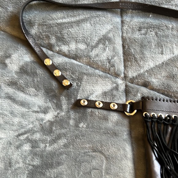 MICHAEL Michael Kors Black Leather Hip/Belt Bag Size Medium - Picture 6 of 6